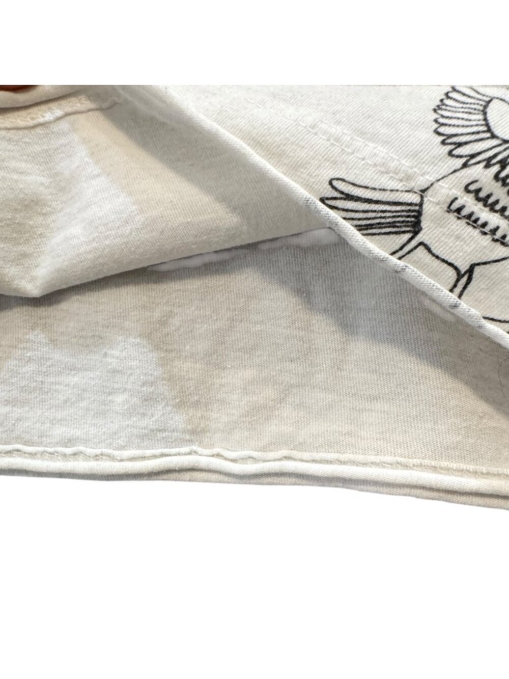Vintage Y2K Embroidered White Tank Top Retro Festival Tattoo Distressed Size M - Picture 6 of 9